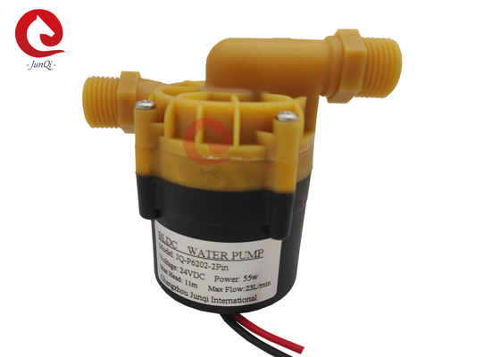 JUNQI 24V 55W bomba de água de corrente contínua, bomba de enchimento de purificação de água, bomba de circulação de aquecedor de água de corrente contínua reguladora de velocidade
