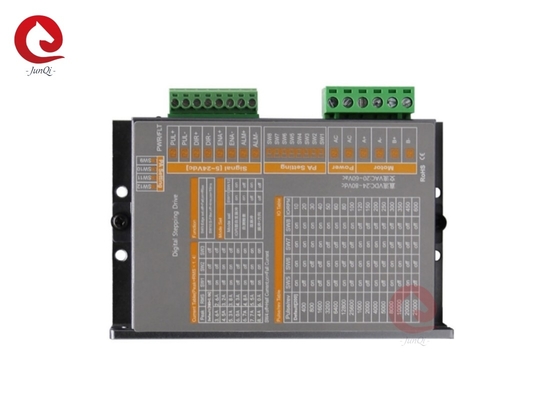 Junqi 24V ~ 80VDC corrente 2.0A ~ 8.4A Digital Step Dive para 4,6Motor passo-a-passo de 2 fases de 8 fios