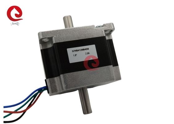 Junqi Nema23 Motor passo-a-passo de eixo duplo 57HS4120B4/B4D8 Torque Holing 0,55N.m/0,7N.m