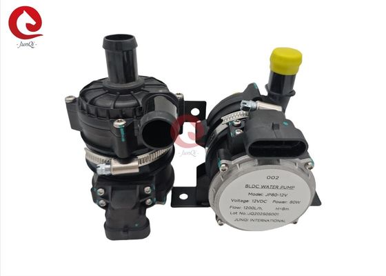 JUNQI Bomba de refrigeração de autocarro elétrico de baixa tensão 12VDC 80W Bomba de água circulante eletrônica para veículos de nova energia