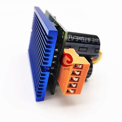 36-72V Original JUYI Tech JYQD-V6.5E Bldc Motor Driver Board para Sensorless BLDC Motor com fios de conector Heatsink