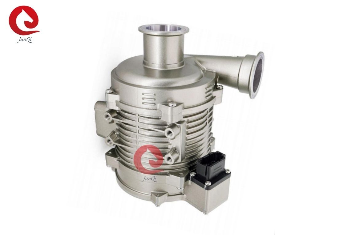 Bomba de água BLDC JUNQI de alta tensão 540VDC 250L/min com elevação de 20m e placa de fixação, utilizada para soluções de arrefecimento de fluidos de TI