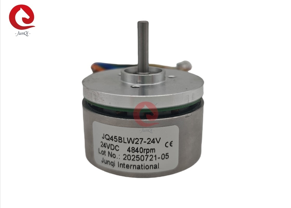 JQ45BLW27 24V 4840rpm 130mN.m Motor DC sem escovas de rotor externo para dispositivo médico